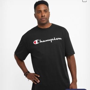 Men’s Medium Champion Classic Graphic T-shirt, Script Logo